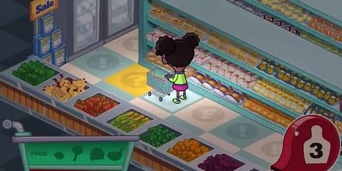 Fizzy's Lunch Lab Supermarket Mania Cartoon Animation PBS Kids Game Play Walkthrough