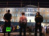 Protestas en Grecia: miles de policías y bomberos salieron a las calles de Atenas