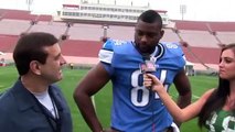 Brandon Pettigrew interview with ToppsTV at the NFL Rookie Shoot