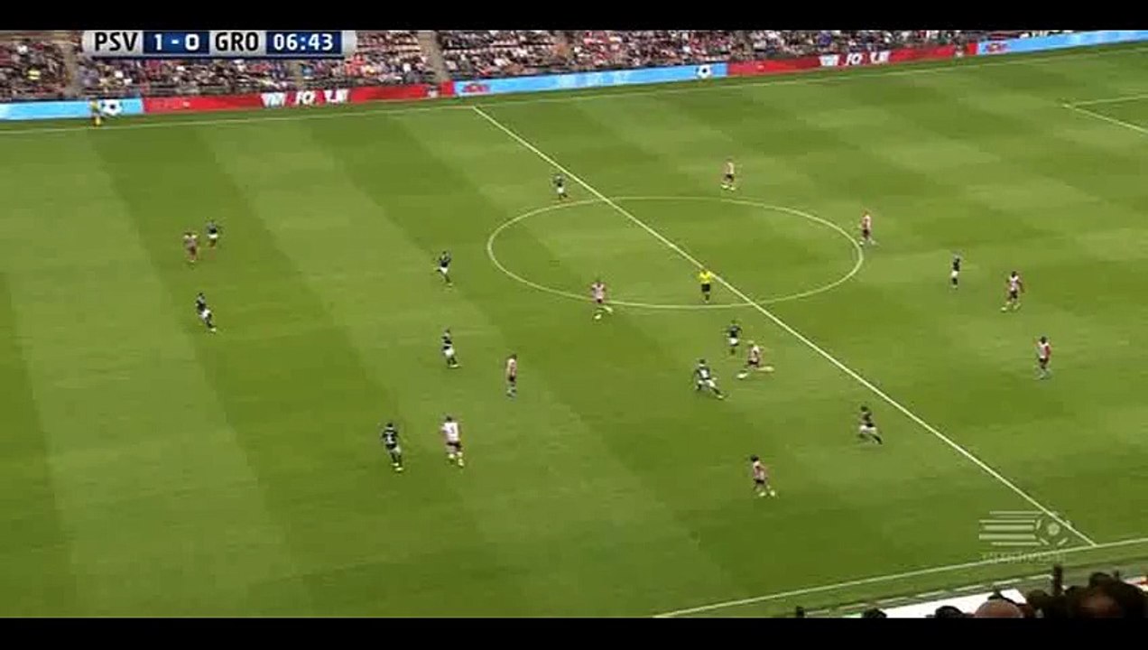Goal Luciano Narsingh - PSV 1-0 Groningen - 16-08-2015