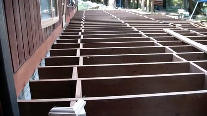 Azek Deck Prep for picture framing