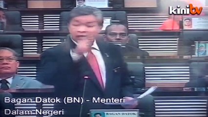 Zahid : "Jangan sampai penjenayah pergi rumah MP'
