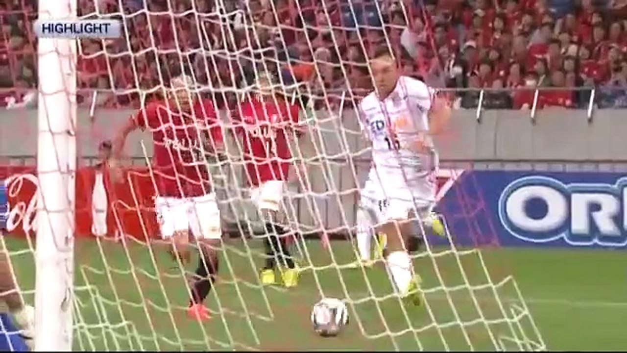浦和レッズ - サンフレッチェ広島ハイライト　Ｊリーグヤマザキナビスコカップ準々決勝・第2戦 201409月07日
