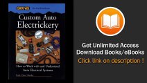 Custom Auto Electrickery How To Work With And Understand Auto Electrical Systems EBOOK (PDF) REVIEW