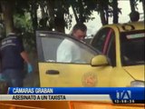 Cámaras de seguridad graban asalto y asesinato a un taxista en Santo Domingo