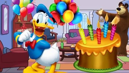 Mickey Mouse Clubhouse donald duck happy birthday song   Nursery Rhymes For Kids   Song Children