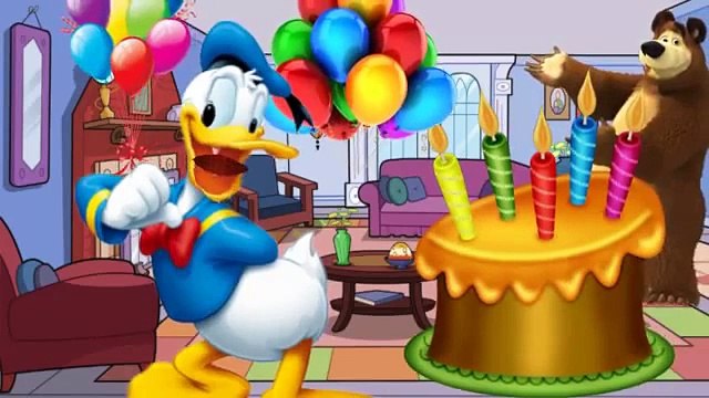Mickey Mouse Clubhouse donald duck happy birthday song Nursery Rhymes For Kids Song Children