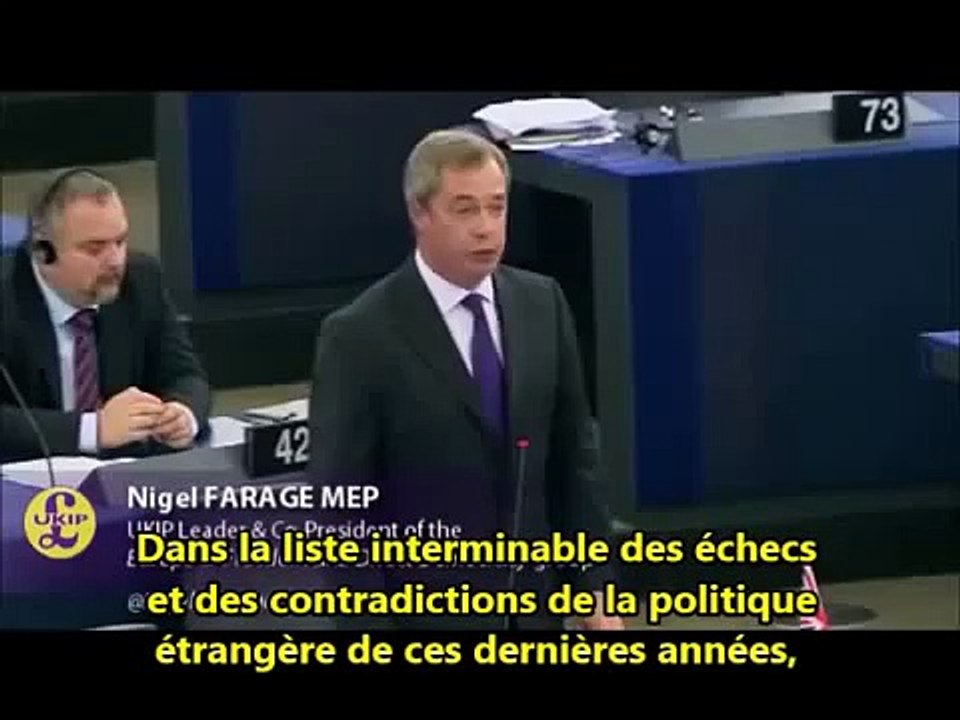 Nigel Farage : Arrêtons de provoquer Vladimir POUTINE ! VOSTFR