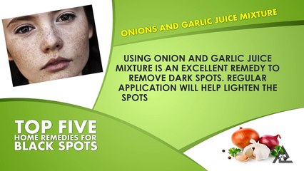 How To Remove Black Spots From Face  Top 5 Home Remedies