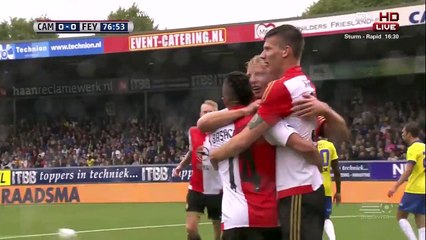 Michiel Kramer 0_1 _ Cambuur - Feyenoord 16.08.2015 HD