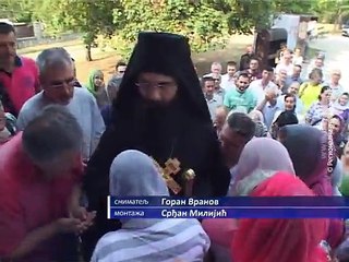 Episkop timočki Ilarion u Boru, 16. avgust 2015. (RTV Bor)