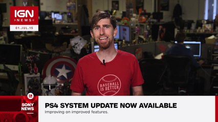 PS4 System Software Update Now Available - IGN News