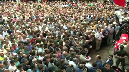 Erdoğan şehidin cenaze namazına katıldı