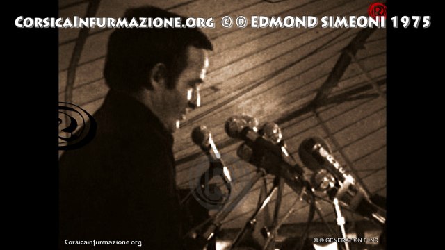 #Corse Extrait du discours d'Edmond Simeoni lors du congrès de l'ARC du 17 aout 1975
