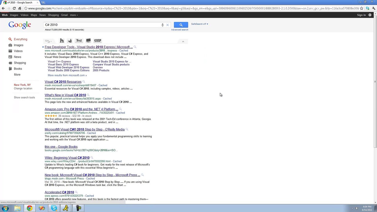 001 - Introduction and Installing C# 2010