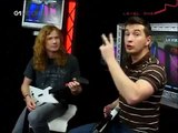Dave Mustaine playing Guitar Hero II on Game One