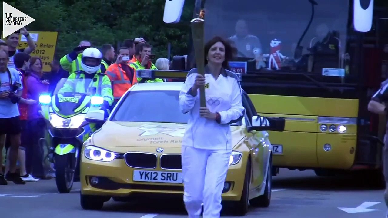 Olympic Torch embraced by PNG & Solomon Islands Athletes - London 2012