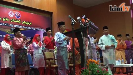 'Hidup Tan Sri Muhyiddin' bergema di Umno Pontian