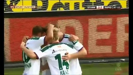 (Own goal) Madl M.Sturm Graz 2-2 Rapid Vienna