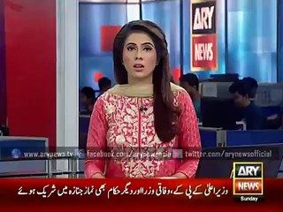 Funeral prayers of Shuja Khanzada held