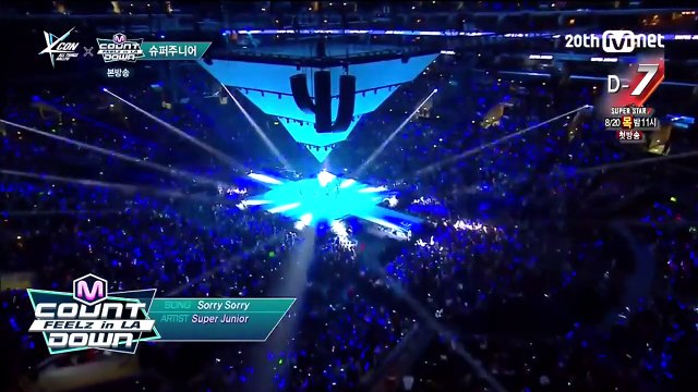150813 Super Junior(슈퍼주니어) - Twins(트윈스) Sorry Sorry(쏘리 쏘리) Devil(데빌)_엠카M! Countdown FEELz in LA