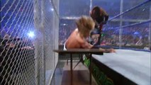 15 Superstars smashing through stacked tables- WWE Fury