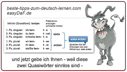 Deutsch lernen: Präteritum-Konjugationen leicht gemacht ✍️