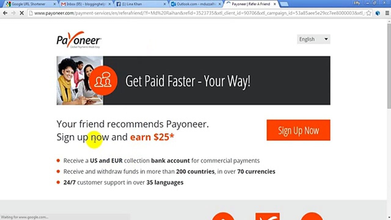 How do i Create Payoneer Account and Some Have Serious Conversations (Free$25)