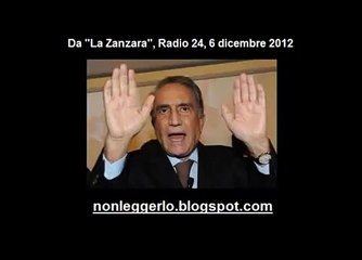 Emilio Fede impazzisce in diretta a "La Zanzara" (Radio 24)