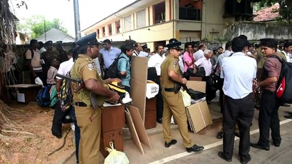 Sri Lanka deploys thousands of police on election eve
