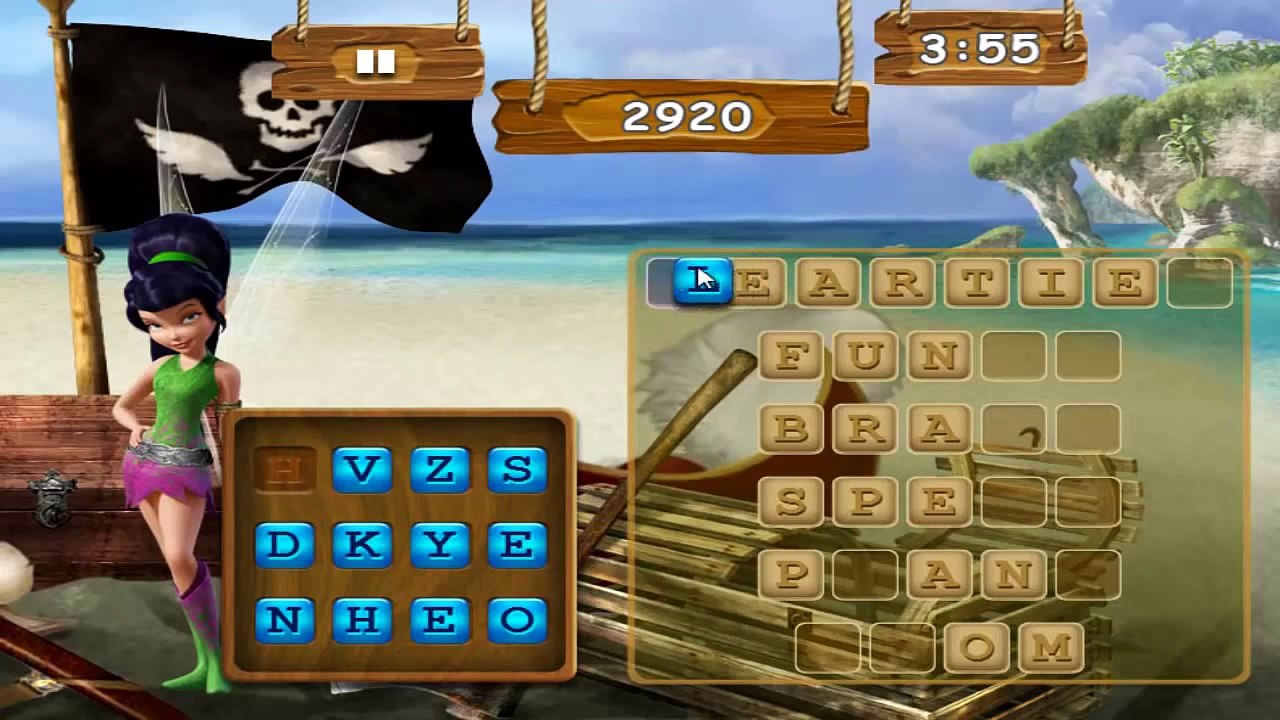 Disney -Tinker Bell- PIRATE FAIRY-Full Gameplay Episodes Incredible Game 2014