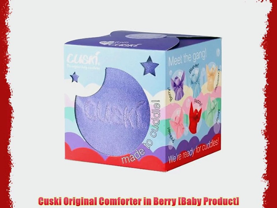 Cuski Original Comforter in Berry [Baby Product]