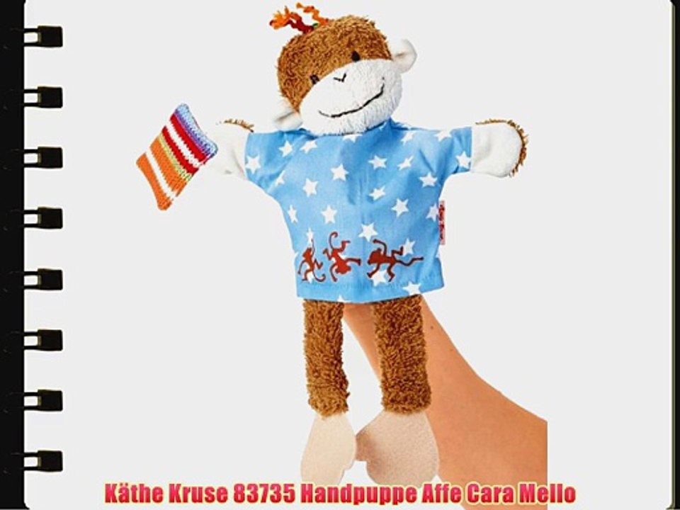 K?the Kruse 83735 Handpuppe Affe Cara Mello