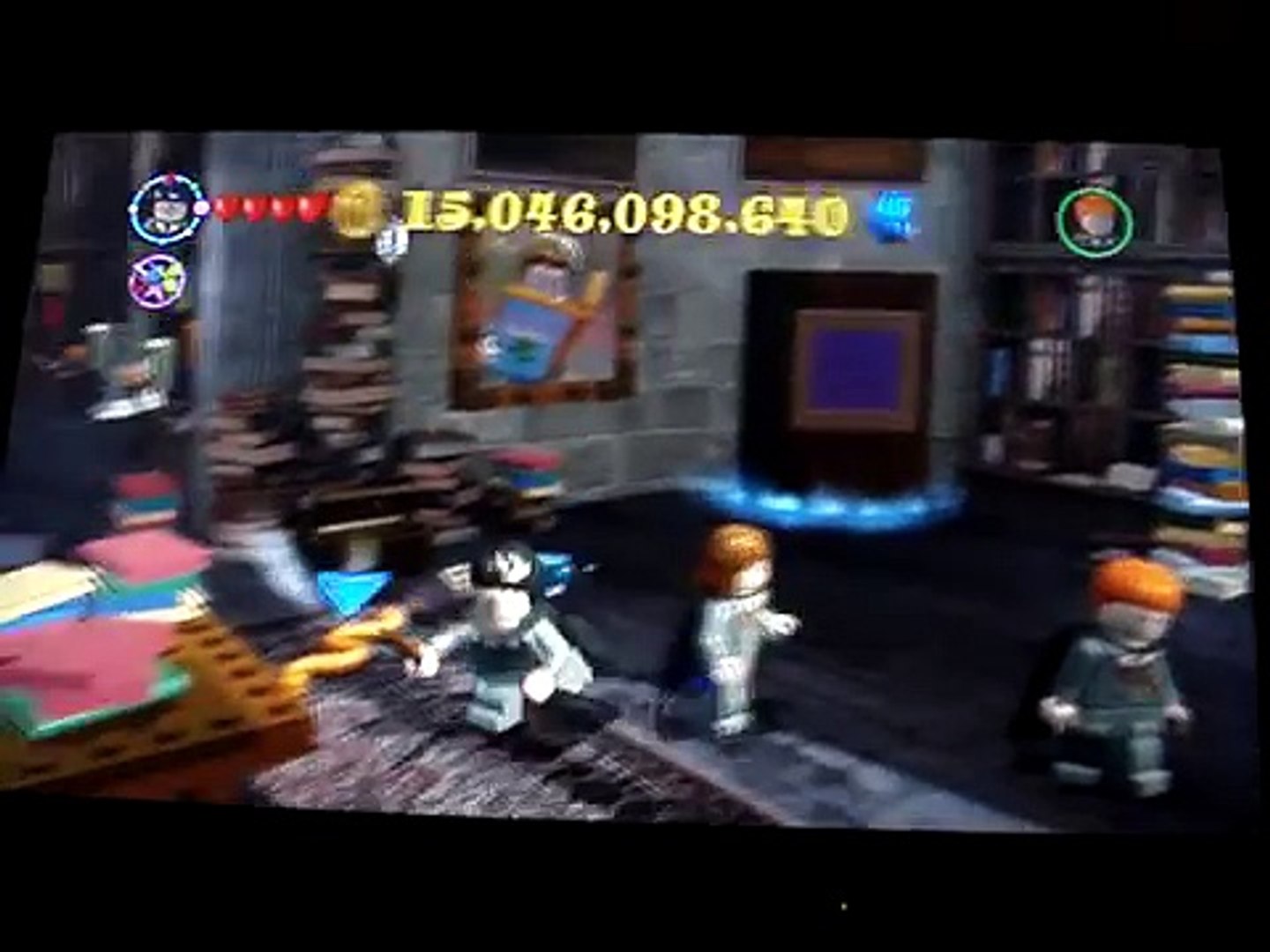 lego harry potter gold brick restricted section area in library - video Dailymotion
