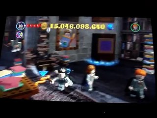 lego harry potter gold brick restricted section area in library (updated)