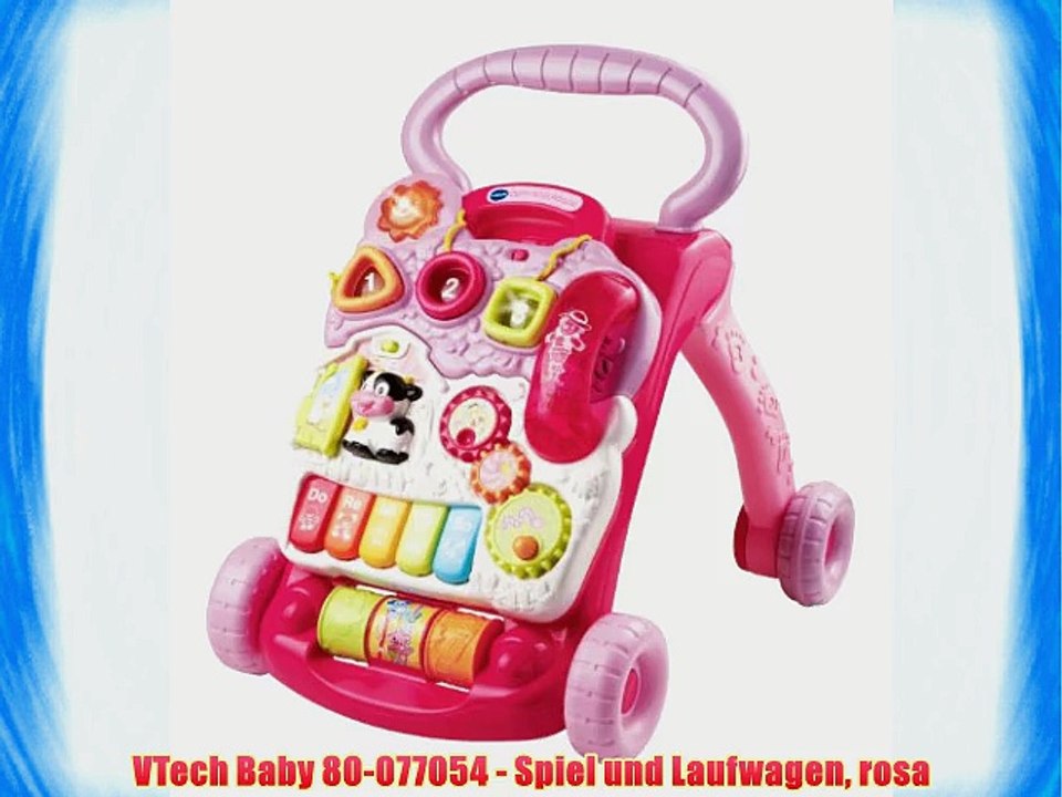 VTech Baby 80-077054 - Spiel und Laufwagen rosa