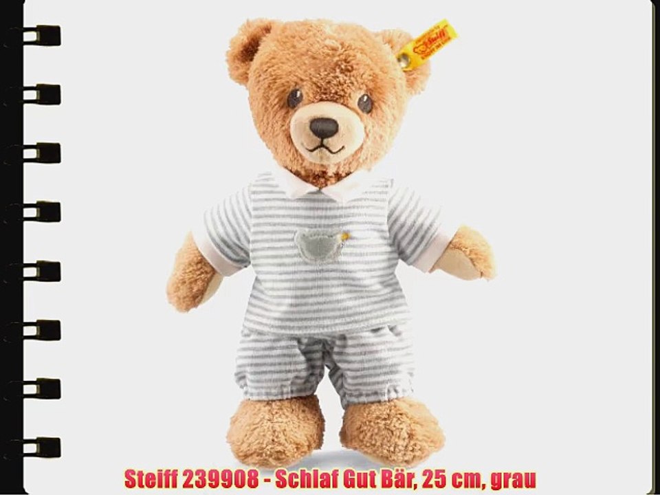 Steiff 239908 - Schlaf Gut B?r 25 cm grau