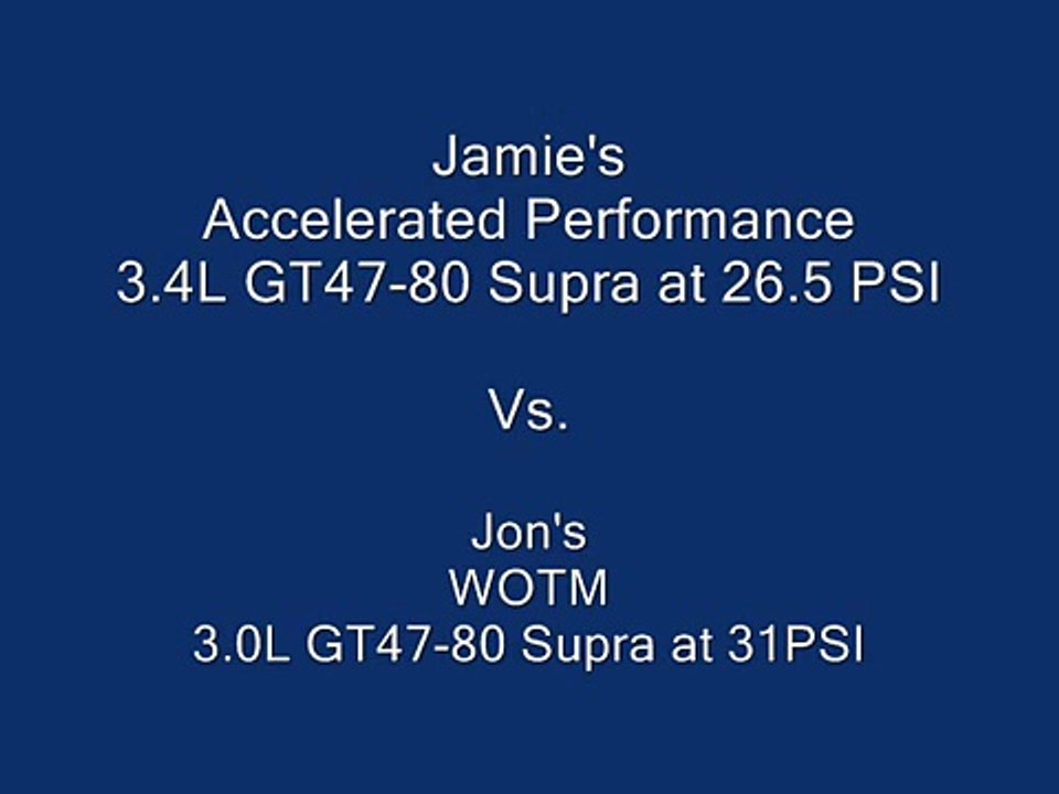 Supra on the highway: Jon Pratkanis vs Jamie Carter TX Highway