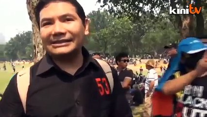 Black 505 (3pm)- Padang Merbok: Rafizi arrives at Padang Merbok