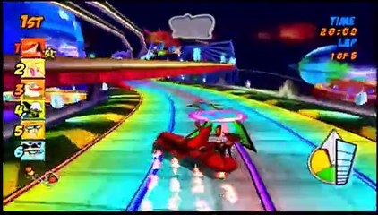 Cartoon Network Racing PS2 Red Guy And Him Gameplay