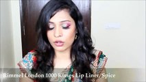 Red & Green Eye Makeup For Teej    Makeup Tips for Indian Pakistani Arabic Festivals
