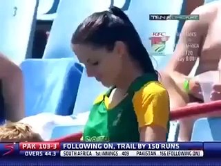 Look What Happened With Girl Sleeping In Cricket Stadium During Match