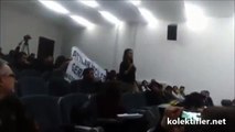 Maltepe Üniversitesi öğrencileri Rektör Yardımcısı'nı protesto etti