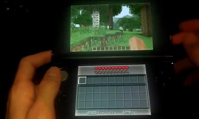 Minecraft 3DS Gameplay! (Minecraft Nintendo 3DS Edition)