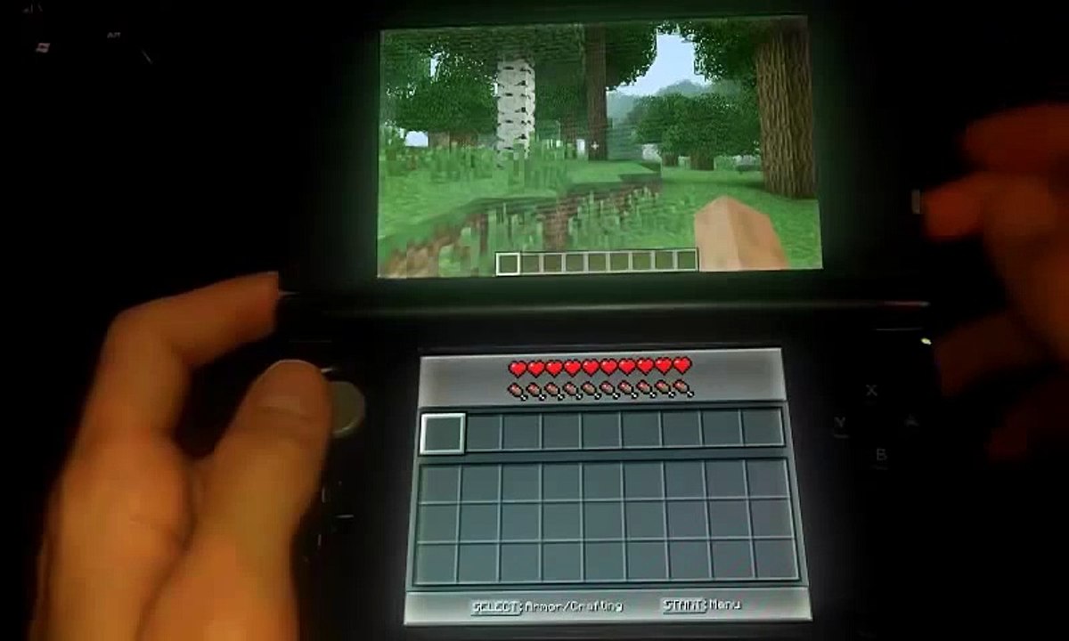 Minecraft 3DS Gameplay! (Minecraft Nintendo 3DS Edition)