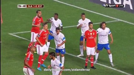 2-0 Jonas Penalty-Kick Goal HD | SL Benfica v. Estoril - 16.08.2015 HD