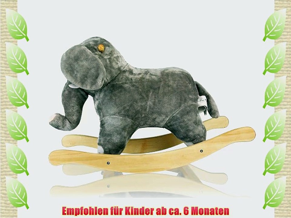Schaukeltier Elefant Schaukelpferd Pl?schtier Schaukelelefant Spielzeug Kinder