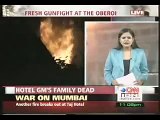 MUMBAI TERROR ATTACK Taj Mahal Hotel burning in flames