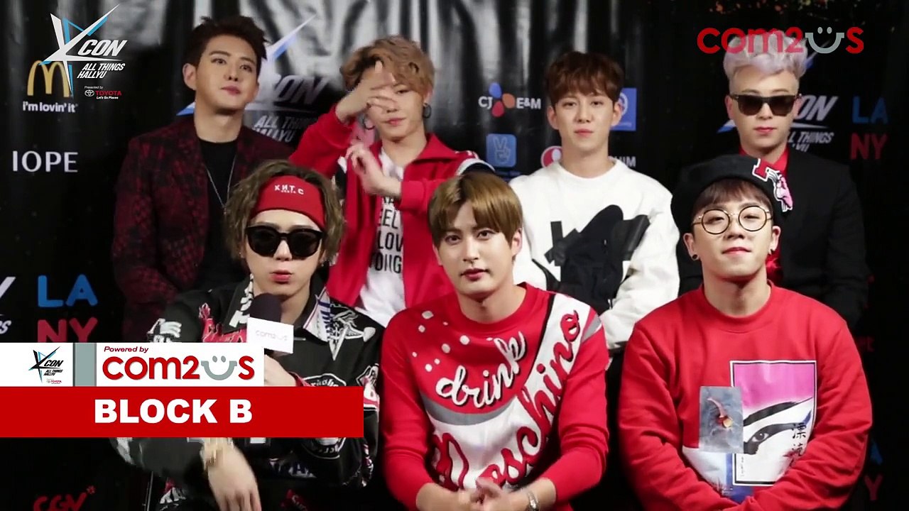 KCON15 Block B Backstage Interview