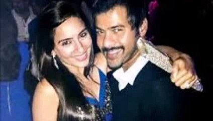 abhi (Shabbir Ahluwalia) with his real life wife!! KUMKUM BHAGYA